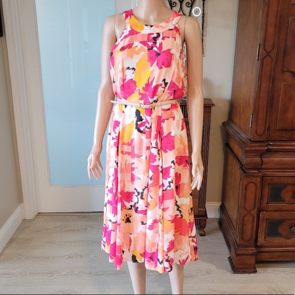 Flowing Floral Dress
